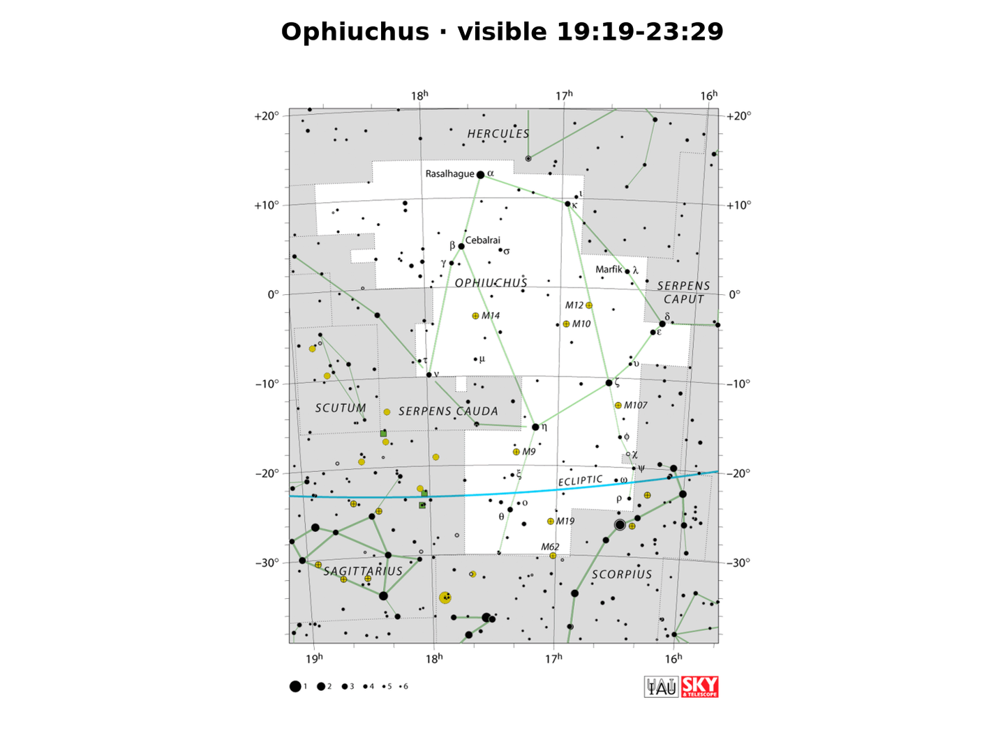 Ophiuchus · IAU chart
