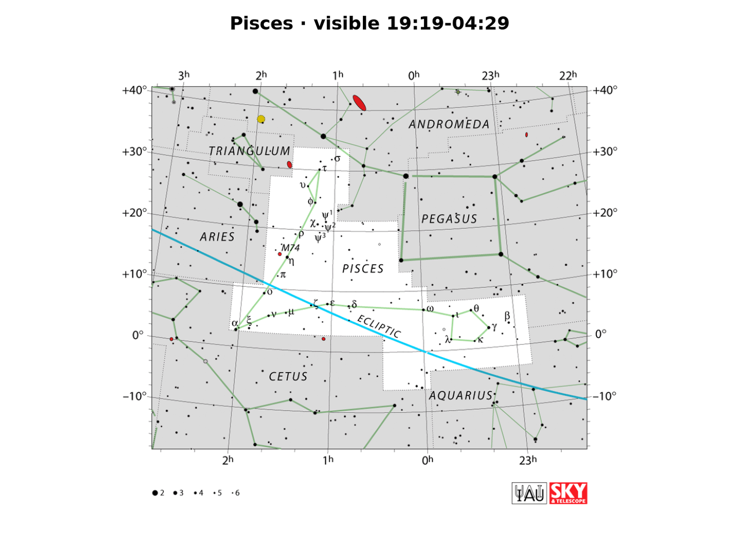 Pisces · IAU chart