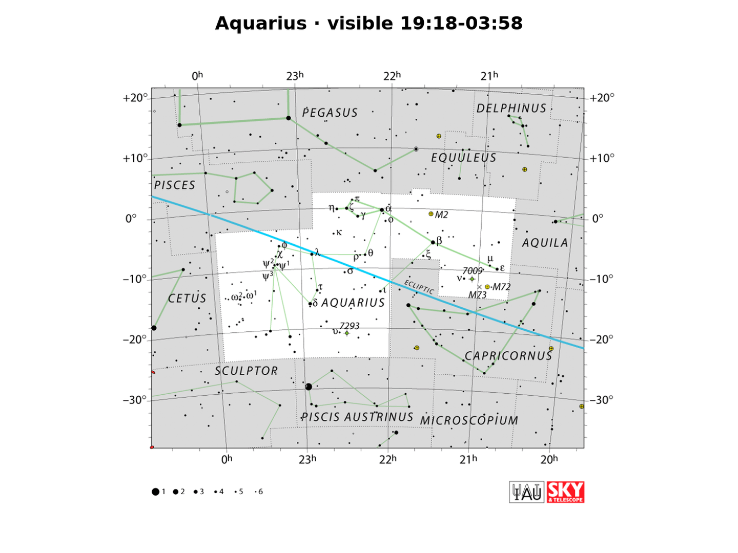 Aquarius · IAU chart