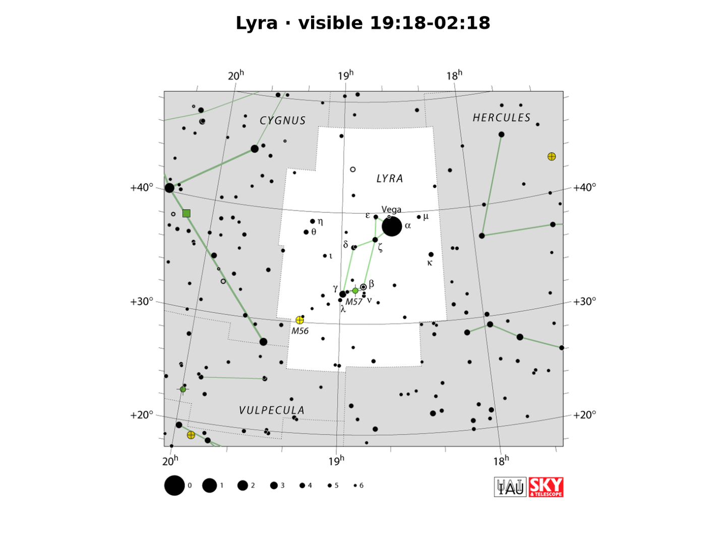 Lyra · IAU chart